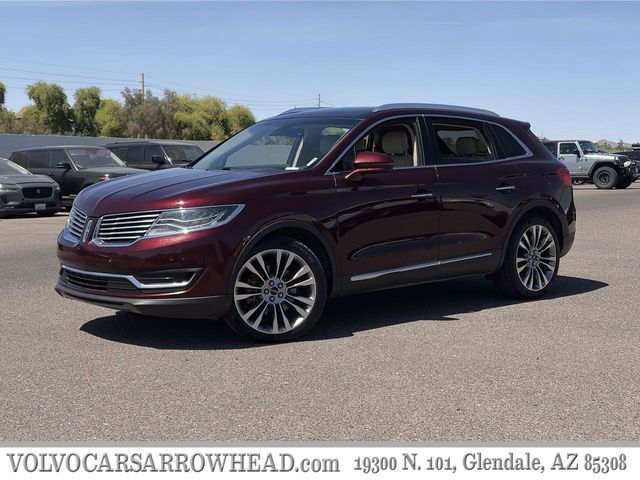 Red (Burgundy) 2017 Lincoln MKX Reserve FWD SUV / Crossover Front-Wheel Drive 6-Speed Automatic
