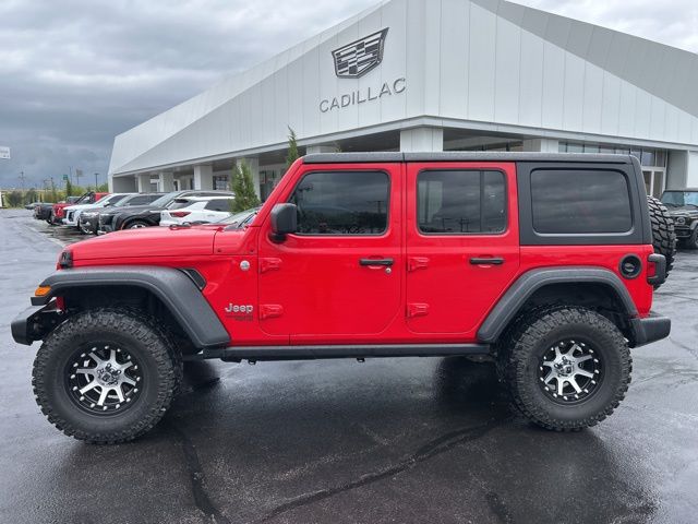 Firecracker Red Clearcoat 2018 Jeep Wrangler Unlimited Sport S 4WD SUV / Crossover Four-Wheel Drive 8-Speed Automatic