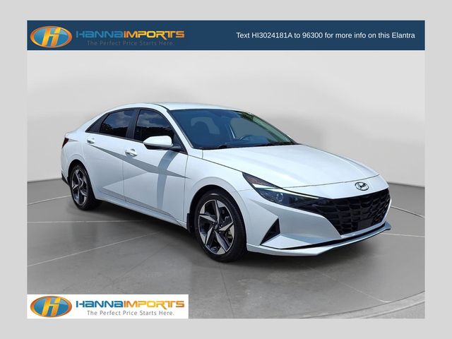 Quartz White 2023 Hyundai Elantra Sedan Front-Wheel Drive Continuously Variable Transmission