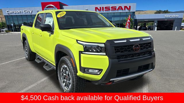 Citrus Strike 2026 Nissan Frontier Pickup Truck Four-Wheel Drive 9-Speed Automatic Overdrive