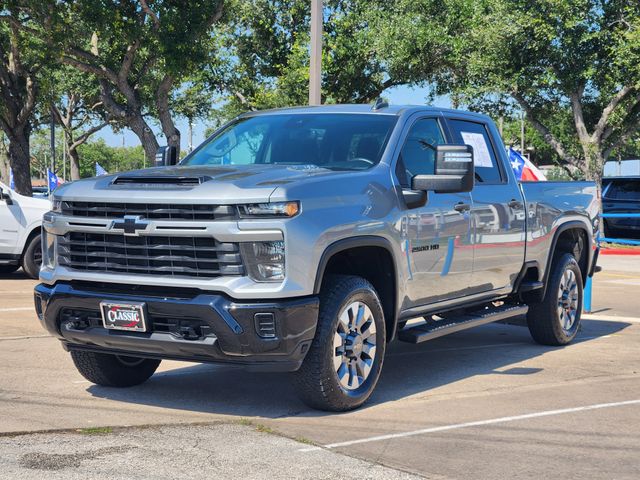 2024 Chevrolet Silverado 2500HD Custom Gray at EAG Ford Navasota