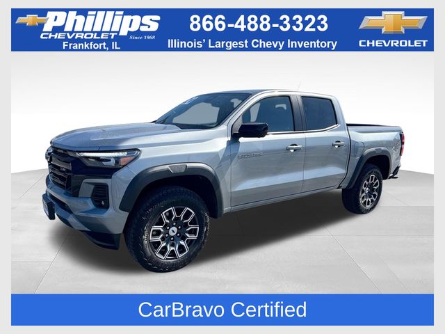 Sterling Gray Metallic 2024 Chevrolet Colorado Z71 Crew Cab 4WD Pickup Truck Four-Wheel Drive 8-Speed Automatic