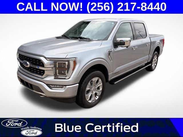 Iconic Silver Metallic 2021 Ford F-150 Pickup Truck Four-Wheel Drive Automatic