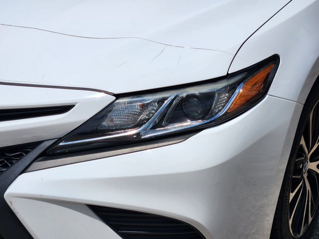 2019 Toyota Camry SE White at Cook Ford