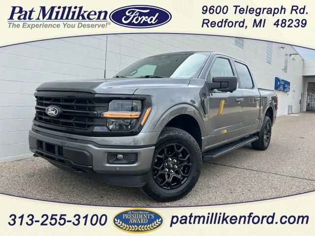 Carbonized Gray Metallic 2024 Ford F-150 Pickup Truck Four-Wheel Drive Automatic