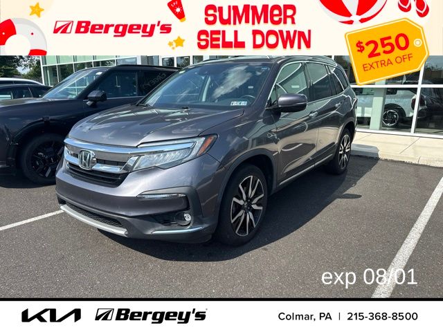 Gray (Modern Steel Metallic) 2019 Honda Pilot SUV / Crossover All-Wheel Drive 9-Speed Automatic