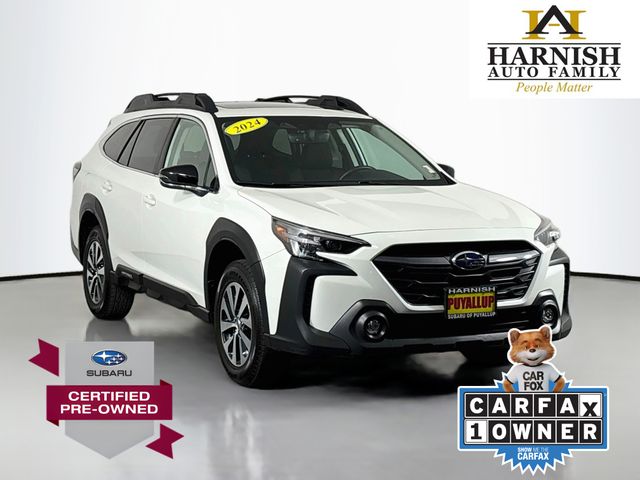 Crystal White Pearl 2024 Subaru Outback SUV / Crossover All-Wheel Drive Continuously Variable Transmission