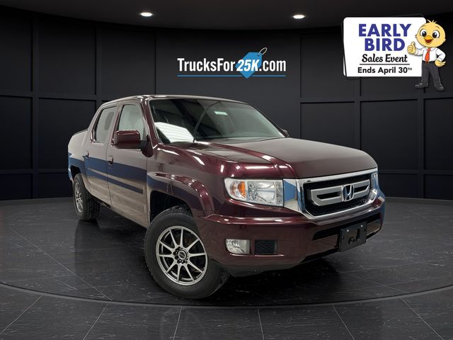 Dark Cherry Pearl 2010 Honda Ridgeline RTS Pickup Truck Four-Wheel Drive 5-Speed Automatic