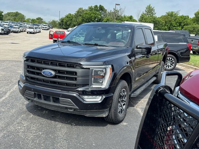 Gray 2022 Ford F-150 Pickup Truck Four-Wheel Drive Automatic