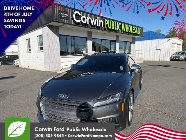 Daytona Gray Pearl 2017 Audi TTS Coupe All-Wheel Drive 6-Speed Automatic