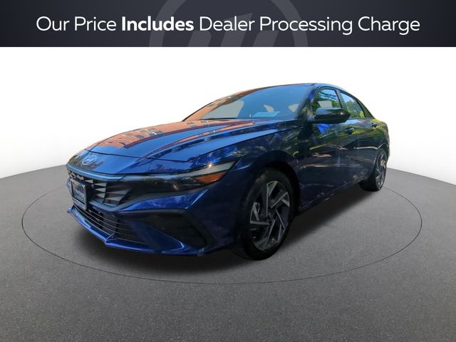 Intense Blue 2025 Hyundai Elantra Sedan Front-Wheel Drive Continuously Variable Transmission
