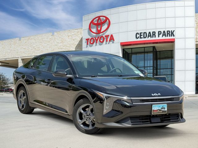 Aurora Black 2025 Kia K4 LXS FWD Sedan Front-Wheel Drive Continuously Variable Transmission