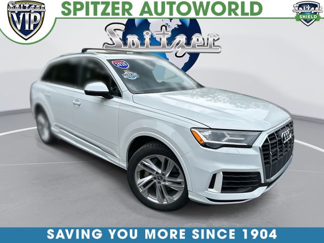2020 Audi Q7 55 Premium White at Sutliff Volkswagen
