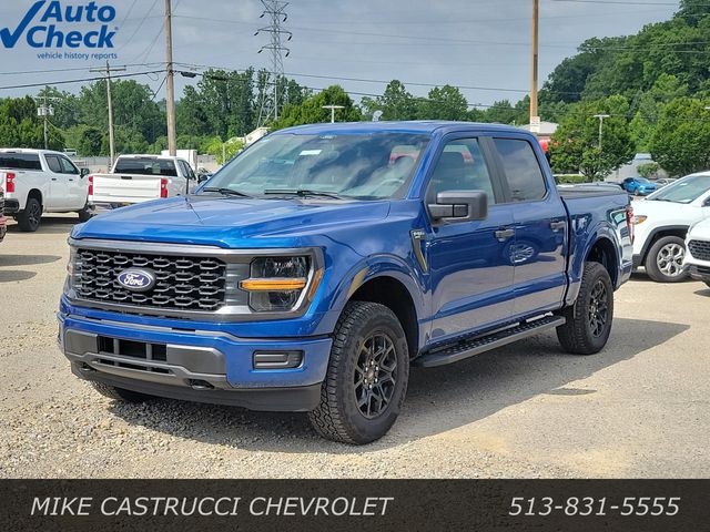 Blue Metallic 2025 Ford F-150 Pickup Truck Four-Wheel Drive Automatic