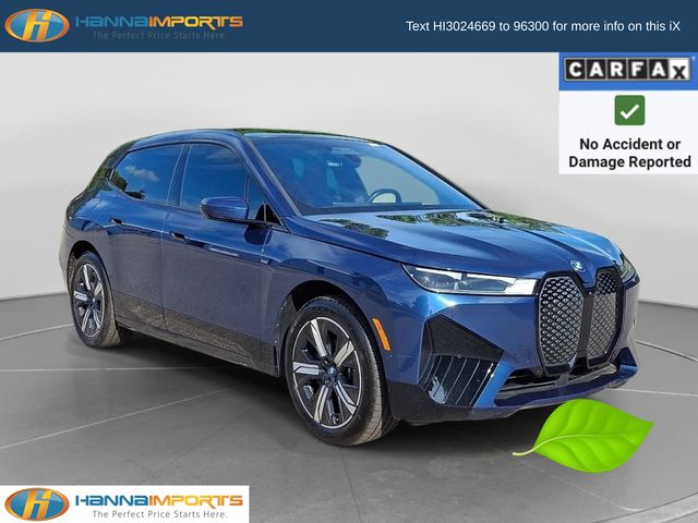 Phytonic Blue Metallic 2024 BMW iX SUV / Crossover All-Wheel Drive Automatic