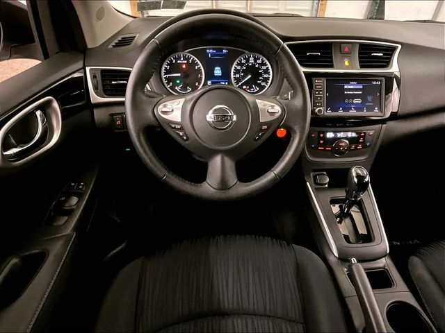 2019 Nissan Sentra SV Silver at Subaru and VW of Moon Township