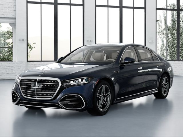 2026 Mercedes-Benz S 580 4MATIC Sedan Lease Special — 2027 Mercedes-Benz S 580 in Nautical Blue Metallic shown