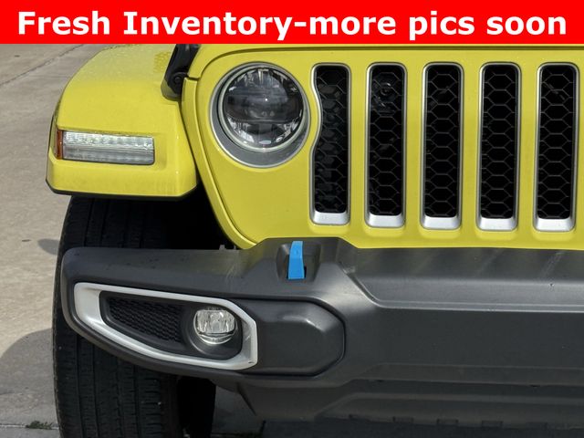 2023 Jeep Wrangler Sahara 4xe Yellow at DeMontrond Gulf Freeway