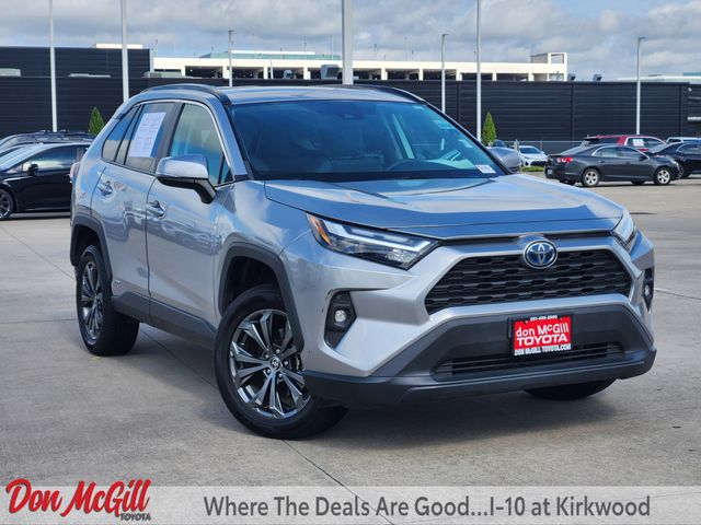 2023 Toyota RAV4 Hybrid XLE Premium Silver at North Houston Mitsubishi