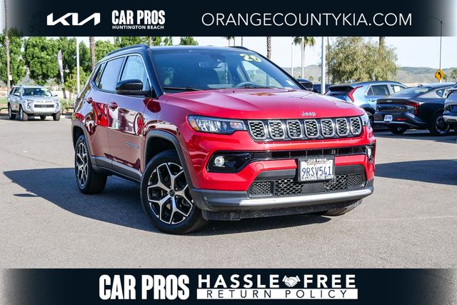 Red Hot Pearlcoat 2025 Jeep Compass Limited 4WD SUV / Crossover Four-Wheel Drive 8-Speed Automatic