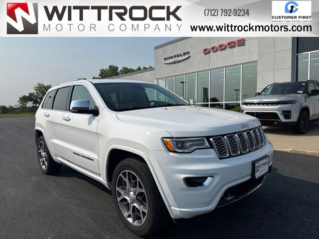 Bright White Clearcoat 2021 Jeep Grand Cherokee SUV / Crossover Four-Wheel Drive 8-Speed Automatic