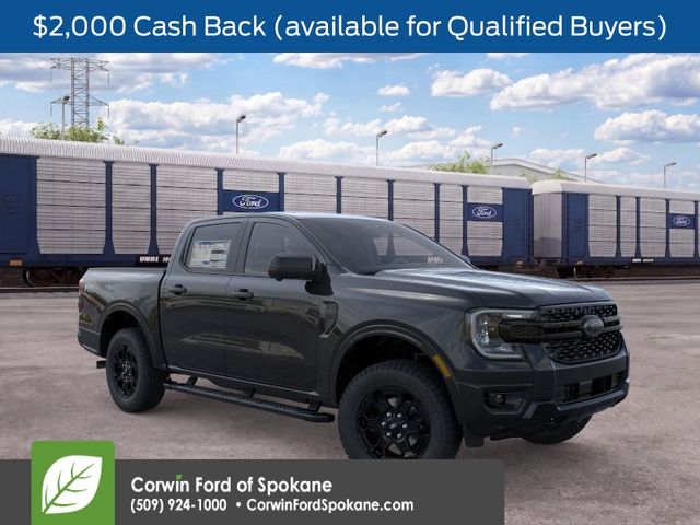 Shadow Black 2026 Ford Ranger Pickup Truck Four-Wheel Drive Automatic