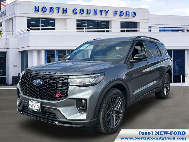 Gray Metallic 2025 Ford Explorer SUV / Crossover All-Wheel Drive Automatic
