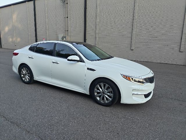 Snow White Pearl 2018 Kia Optima EX Sedan Front-Wheel Drive 6-Speed Automatic