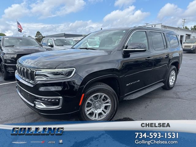 Diamond Black Crystal Pearlcoat 2024 Jeep Wagoneer 4WD SUV / Crossover Four-Wheel Drive 8-Speed Automatic