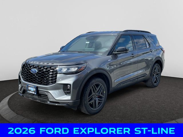 Gray Metallic 2026 Ford Explorer SUV / Crossover All-Wheel Drive Automatic