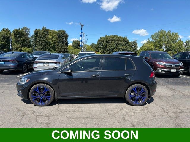 Black 2018 Volkswagen Golf Hatchback 5-Speed Manual
