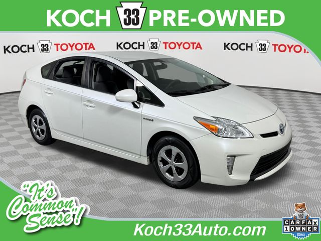 White (Blizzard Pearl) 2015 Toyota Prius Two Hatchback Front-Wheel Drive Continuously Variable Transmission