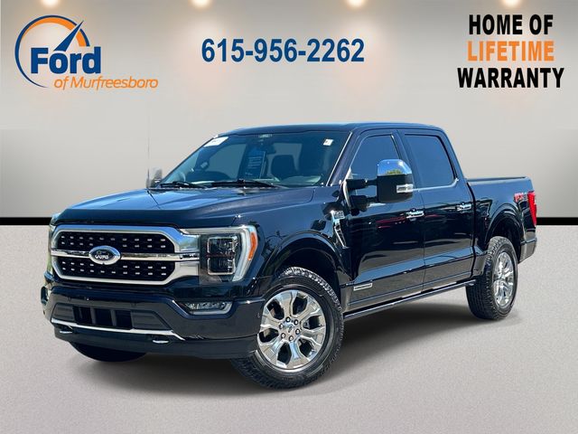 Black Metallic 2021 Ford F-150 Platinum SuperCrew 4WD Pickup Truck Four-Wheel Drive Automatic