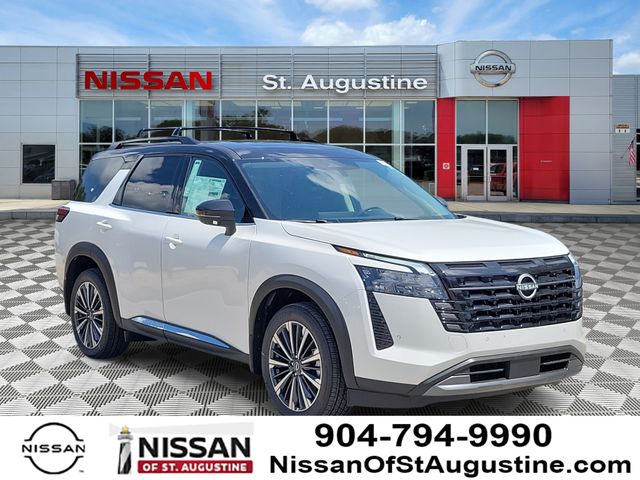 Everest White Pearl/Black 2026 Nissan Pathfinder SUV / Crossover All-Wheel Drive 9-Speed Automatic