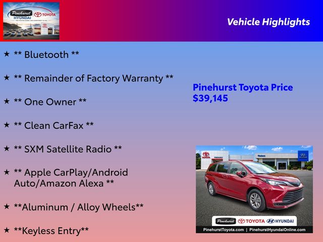 Used 2025 Toyota Sienna Van