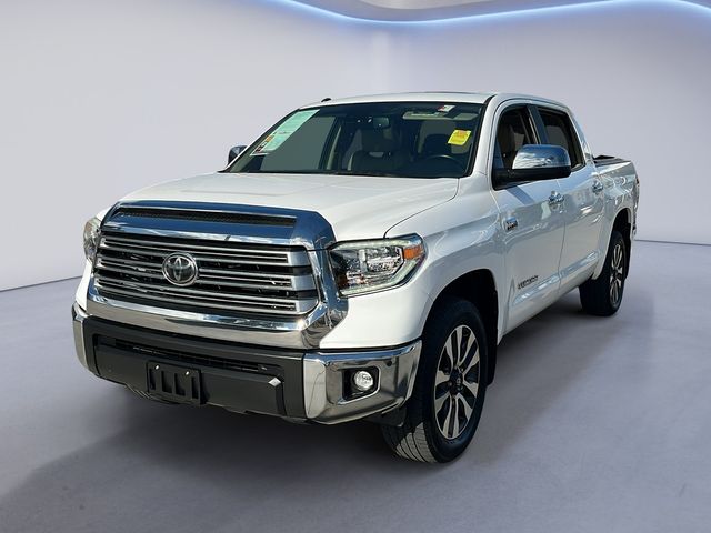 Super White 2019 Toyota Tundra Limited CrewMax 5.7L Pickup Truck 4X2 6-Speed Automatic Overdrive