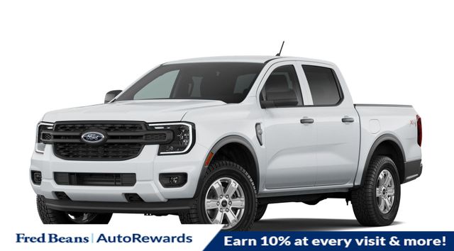 Oxford White 2026 Ford Ranger XL SuperCrew 4WD Pickup Truck Four-Wheel Drive Automatic