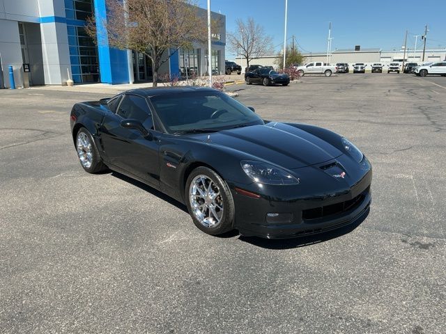 Black 2009 Chevrolet Corvette Z06 3LZ Coupe RWD Coupe Rear-Wheel Drive 6-Speed Manual