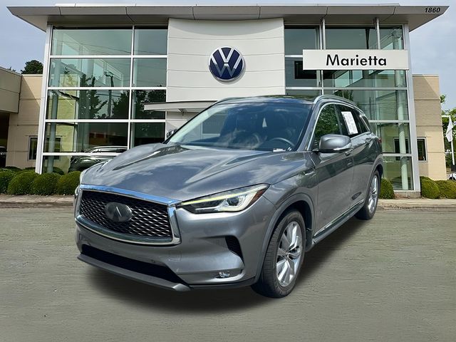 Gray (Graphite Shadow) 2019 INFINITI QX50 SUV / Crossover Front-Wheel Drive Continuously Variable Transmission