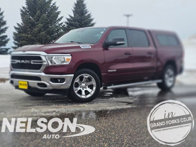 Delmonico Red Pearlcoat 2021 RAM 1500 Big Horn Crew Cab 4WD Pickup Truck Four-Wheel Drive 8-Speed Automatic