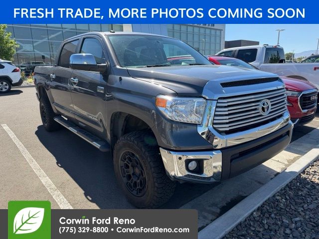 Magnetic Gray Metallic 2015 Toyota Tundra Pickup Truck Four-Wheel Drive 6-Speed Automatic Overdrive