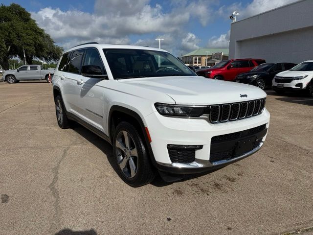 Bright White Clearcoat 2021 Jeep Grand Cherokee L SUV / Crossover Four-Wheel Drive 8-Speed Automatic