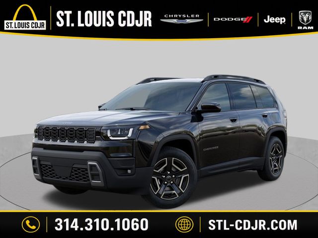 Diamond Black Crystal Pearlcoat 2026 Jeep Cherokee SUV / Crossover Four-Wheel Drive Continuously Variable Transmission