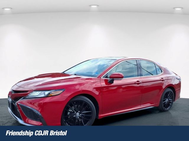 Supersonic Red 2021 Toyota Camry Sedan Front-Wheel Drive 8-Speed Automatic