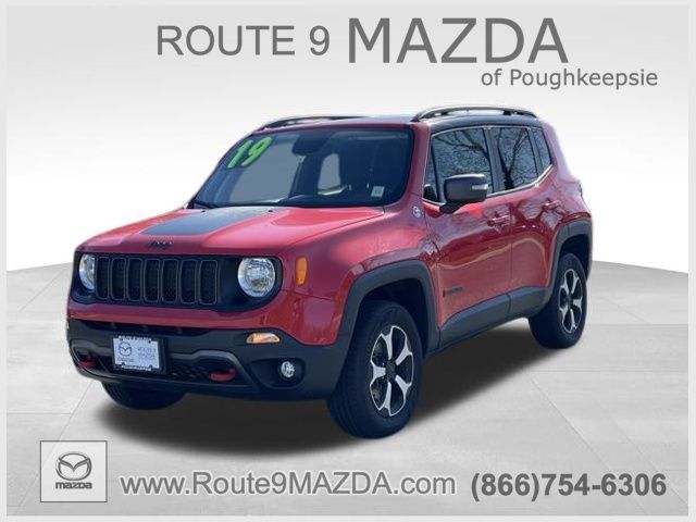 Colorado Red Clearcoat 2019 Jeep Renegade Trailhawk 4WD SUV / Crossover Four-Wheel Drive 9-Speed Automatic