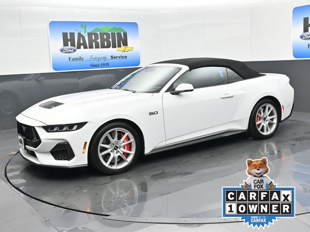 Oxford White 2024 Ford Mustang Convertible Rear-Wheel Drive Automatic