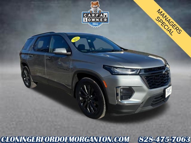 Sterling Gray Metallic 2023 Chevrolet Traverse RS AWD SUV / Crossover Four-Wheel Drive 9-Speed Automatic