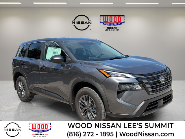Gray (Gun Metallic) 2026 Nissan Rogue SUV / Crossover Front-Wheel Drive Continuously Variable Transmission