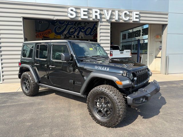 2025 Jeep Wrangler Willys Black at South Hills CDJR