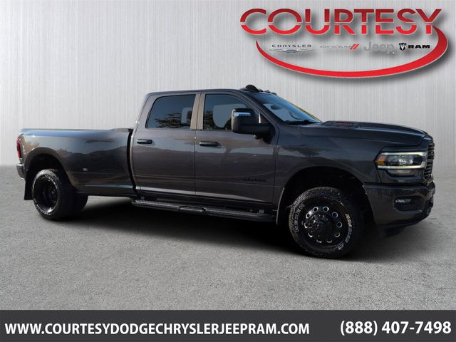 Gray (Granite Crystal Metallic Clearcoat) 2023 RAM 3500 Pickup Truck Four-Wheel Drive 8-Speed Automatic